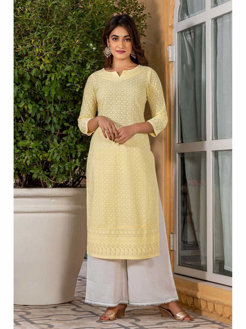 chikankari palazzo suits