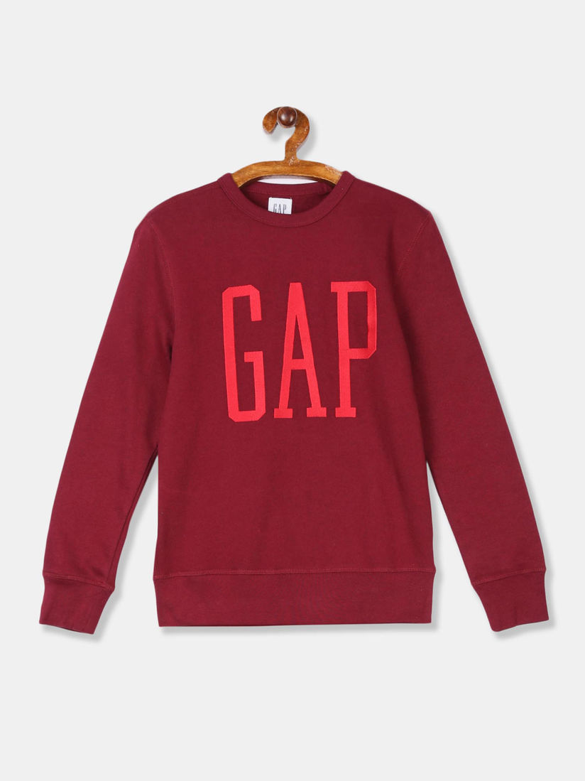 gap maroon sweatshirt