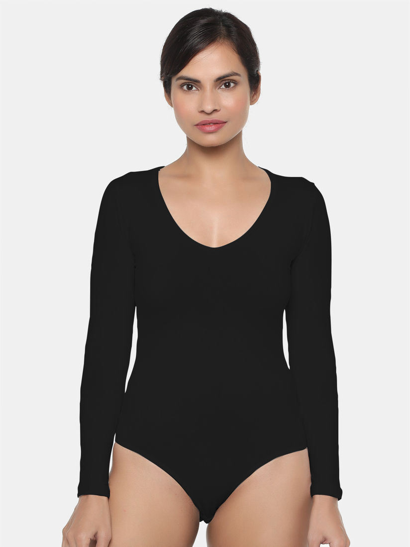 miorre Women/'s Long Sleeve Modal Bodysuit