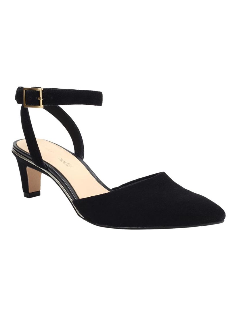 black clarks heels