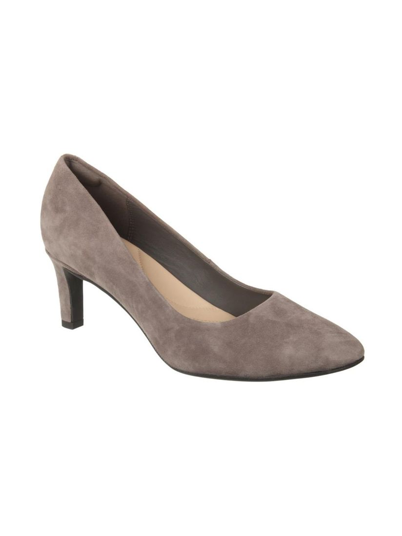 clarks heels grey
