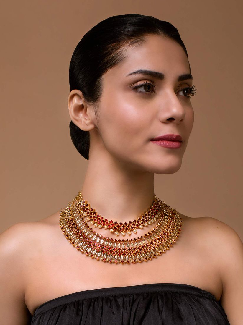 Confluence Necklaces And Chokers Buy Confluence Tarun Tahiliani Luminescent Statement Tassel Necklace With Swarovski Crystals Pearls Online Nykaa Fashion Tarun tahiliani is among the top fashion designers of india.