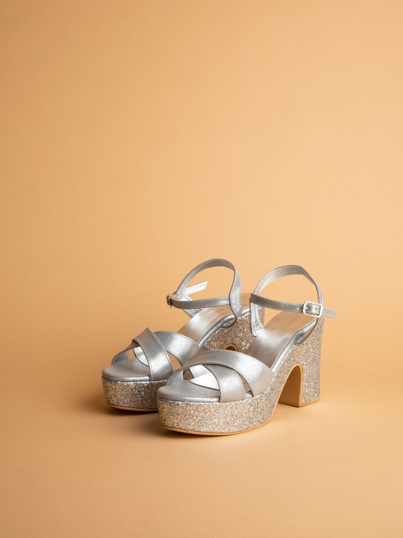 buy silver sandals online
