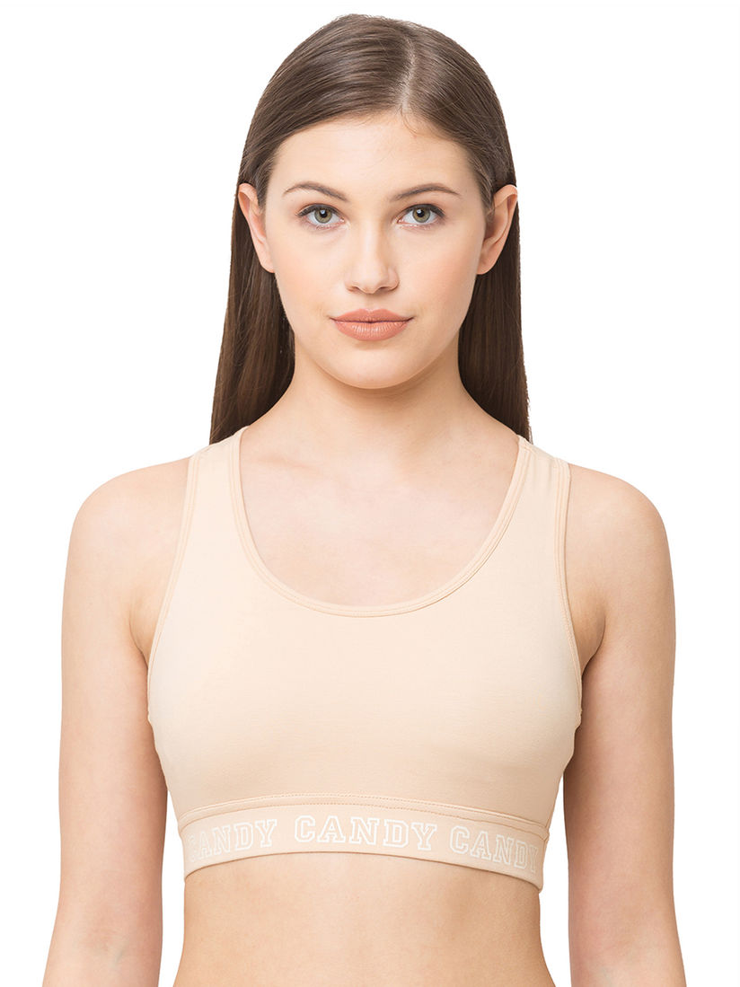 Nude high impact sports bra Clearance