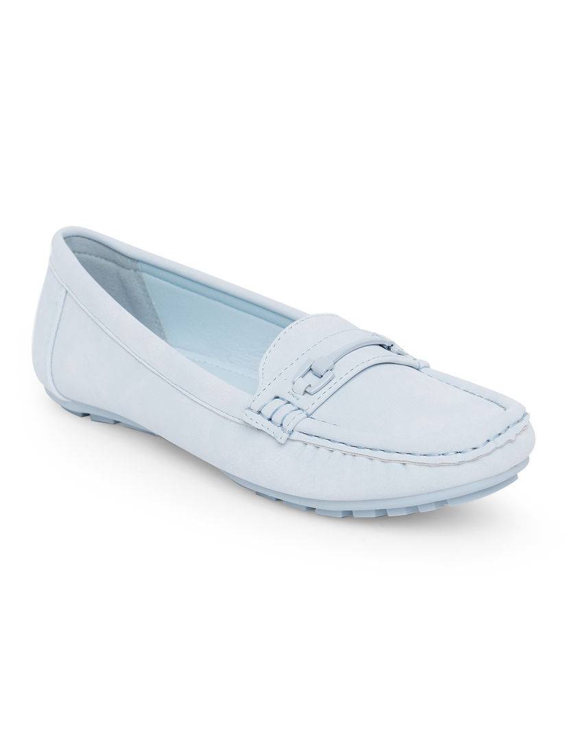 Powder blue loafers Clearance