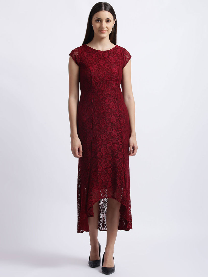 Zink london maroon dress Clearance