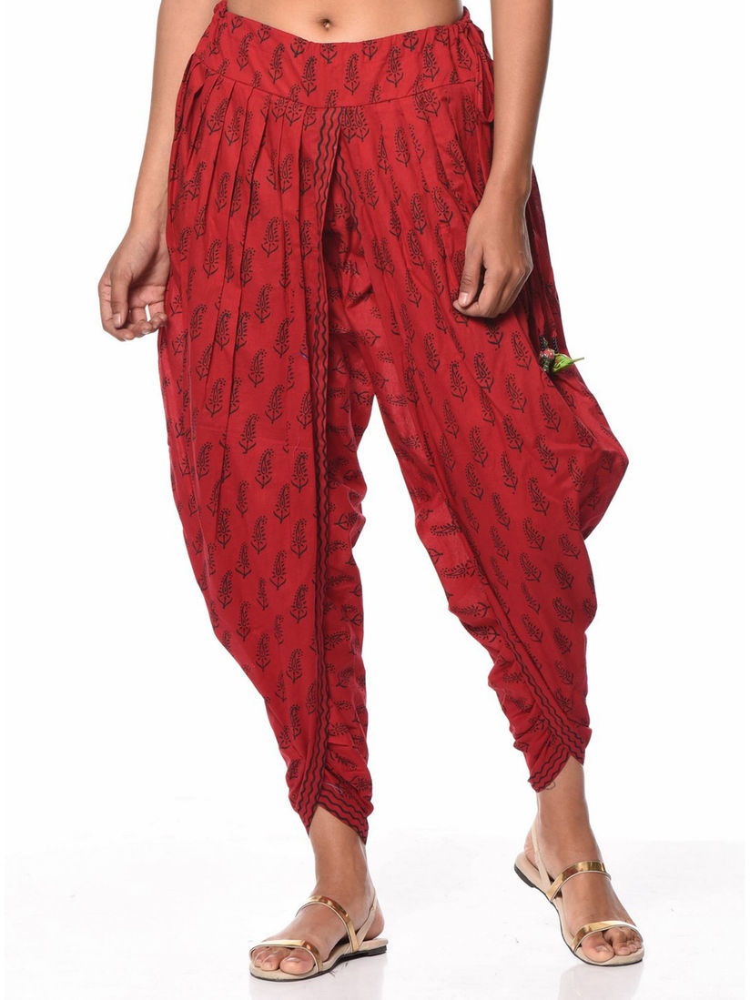 Printed dhoti pants Clearance