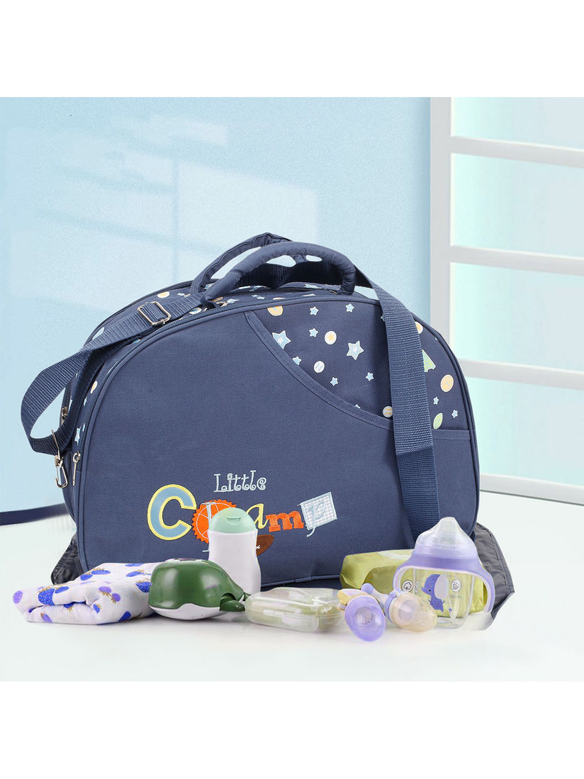 navy blue diaper backpack