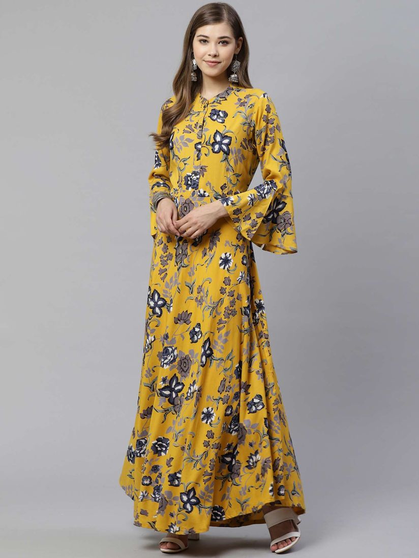 Rayon anarkali kurta clearance