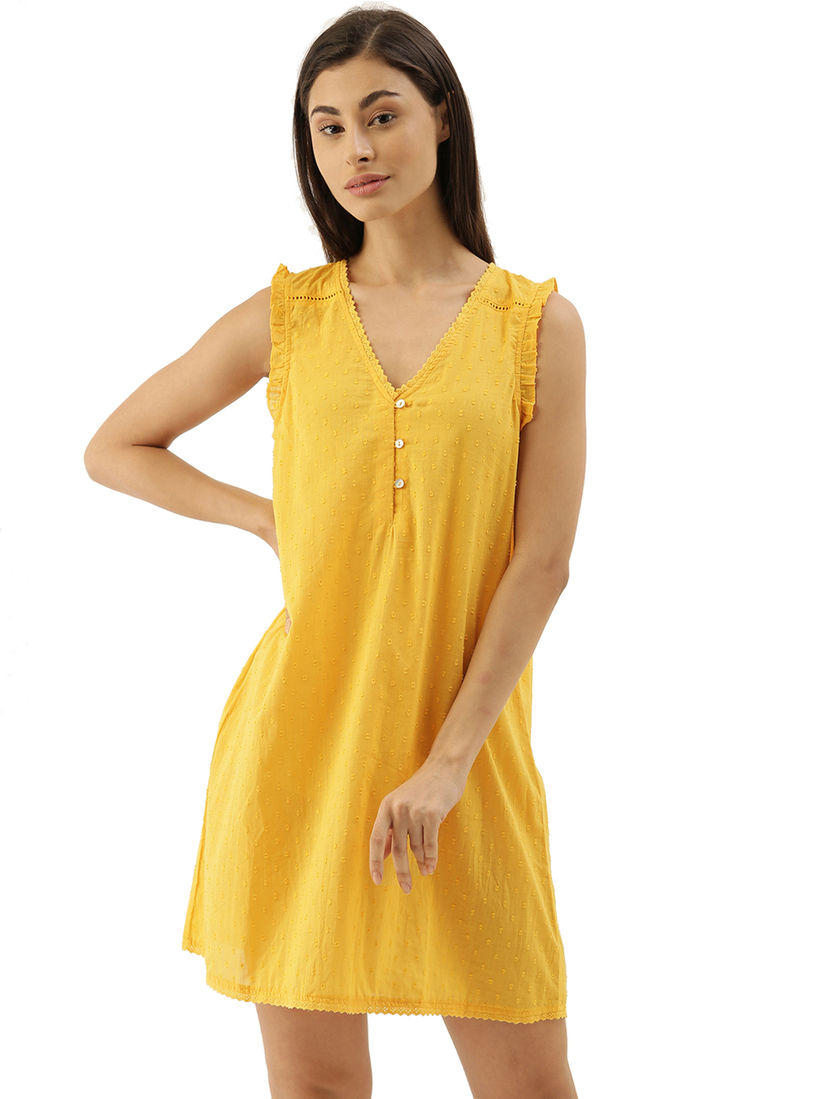 Yellow night dress Clearance