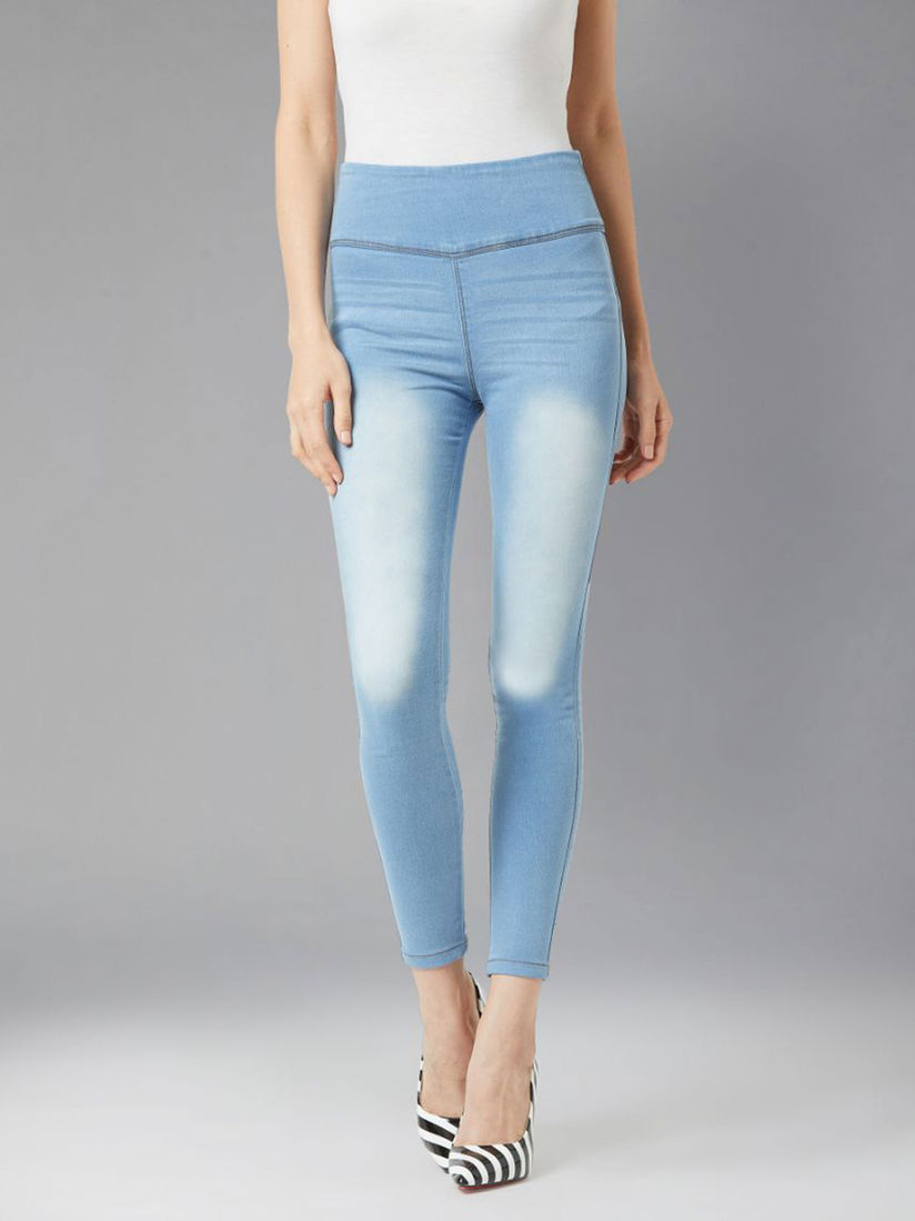 Light denim jeggings Clearance