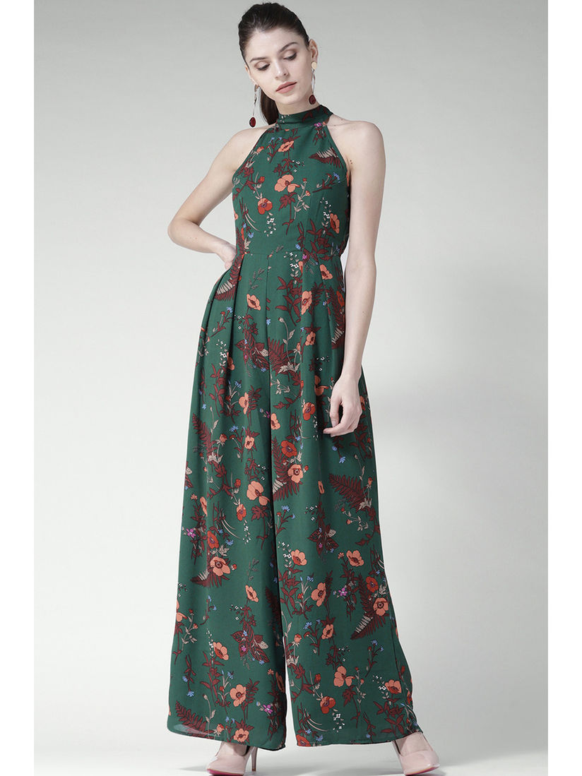 blue green jumpsuit