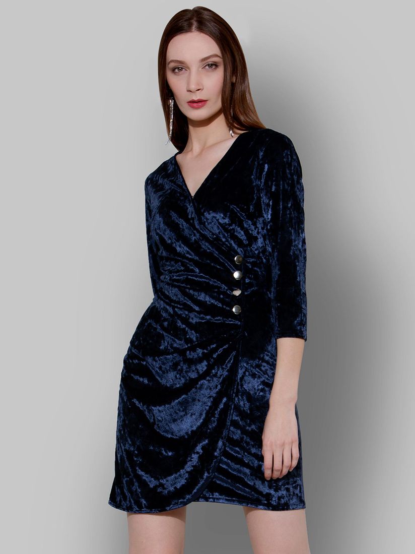 gathered bodycon dress