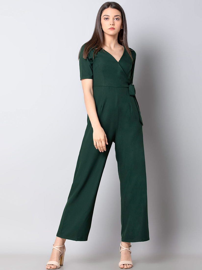 Faballey green jumpsuit Clearance
