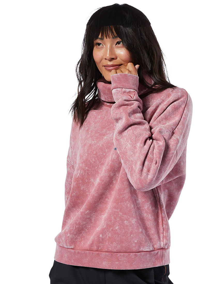 pink reebok sweatshirt
