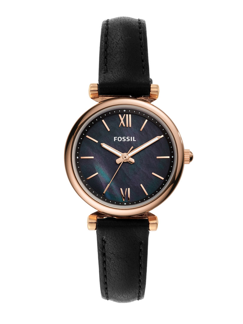 fossil black watch women