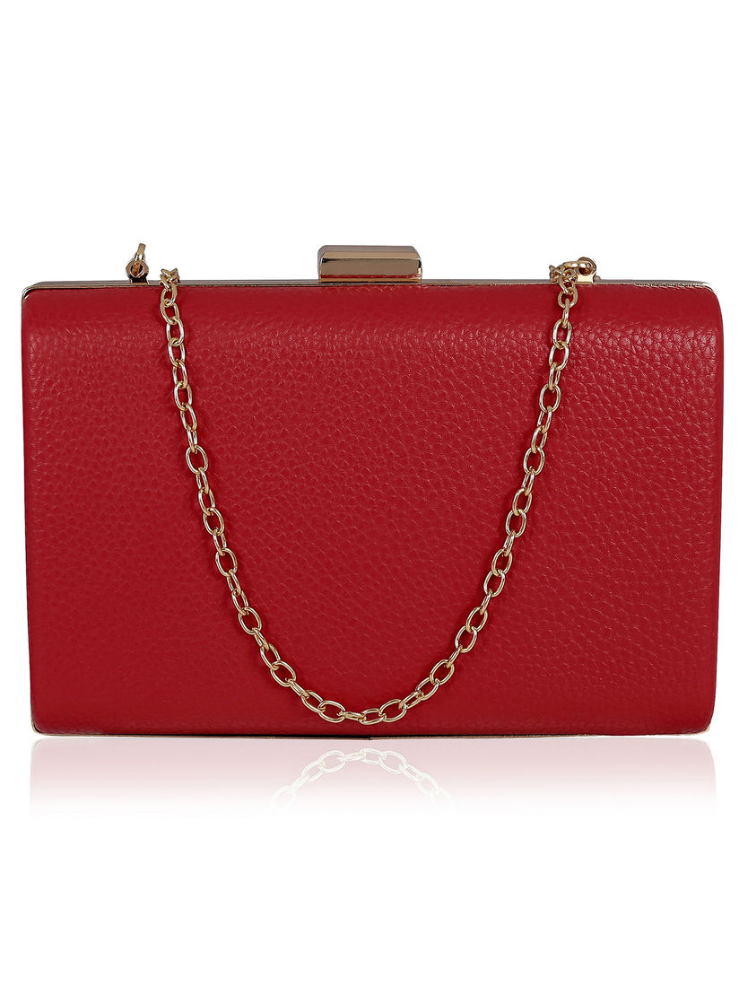 Red clutches online Clearance