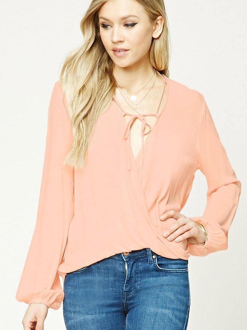 forever 21 surplice top