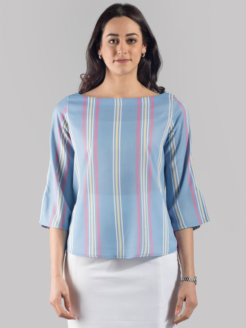 slit neck tops