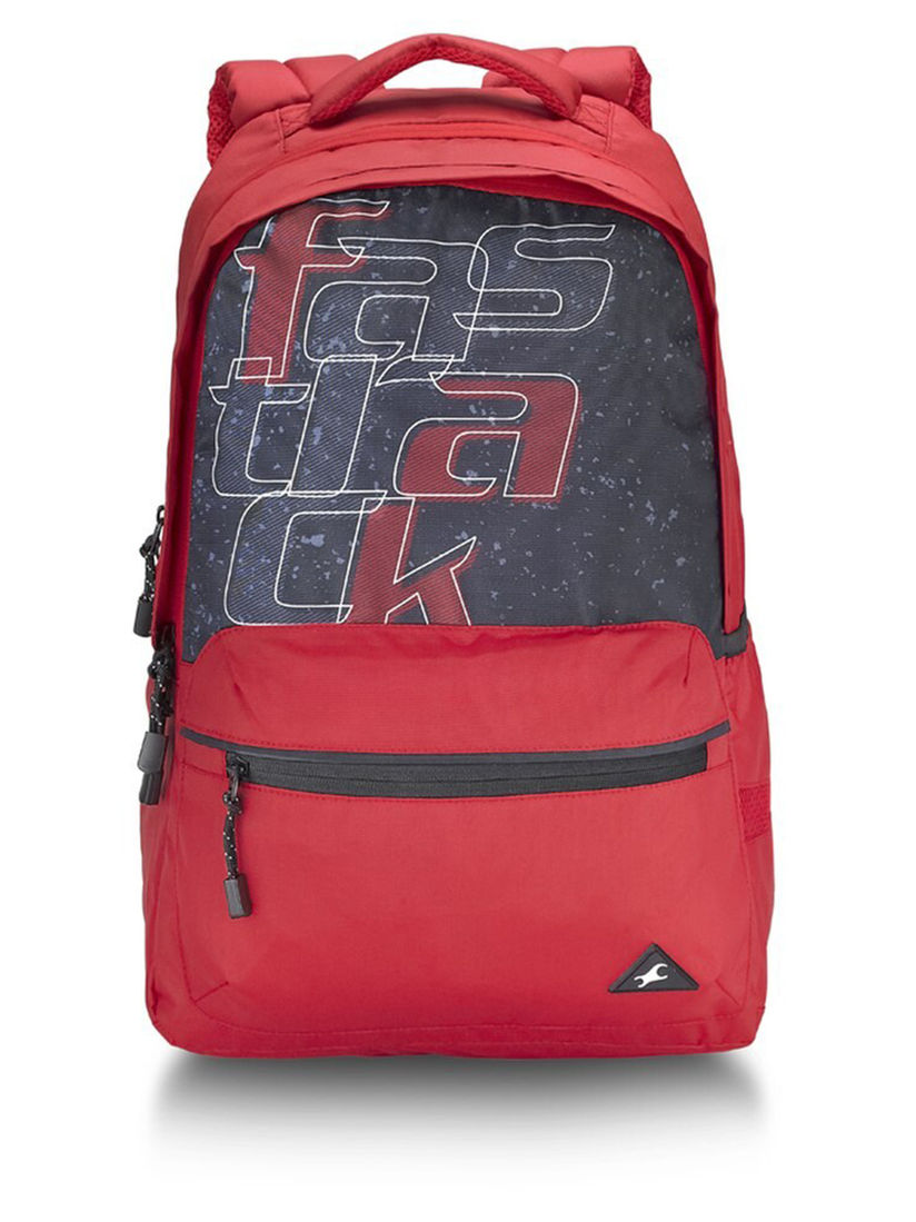 fastrack red backpack