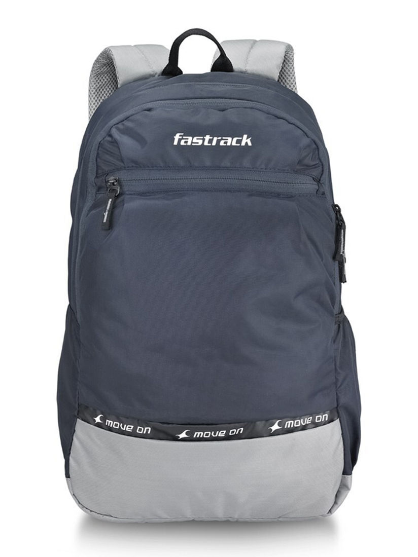fastrack navy blue backpack