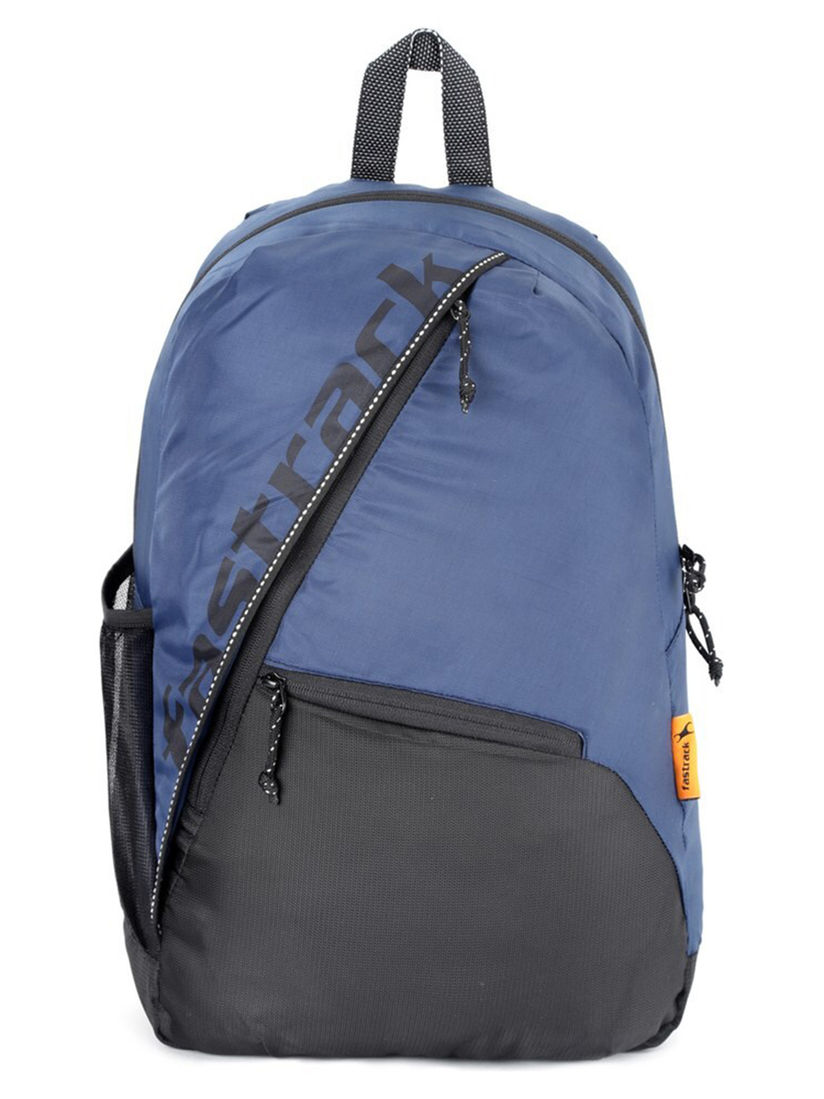 fastrack navy blue backpack