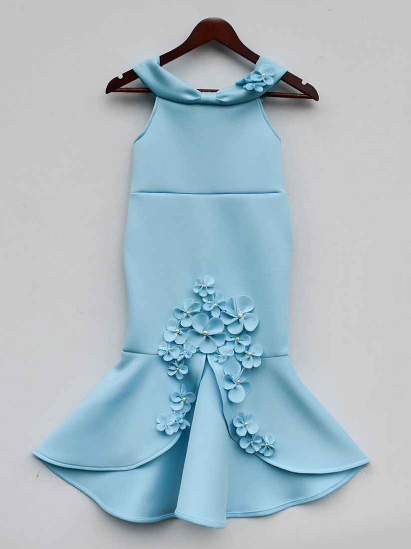 fish cut long frocks