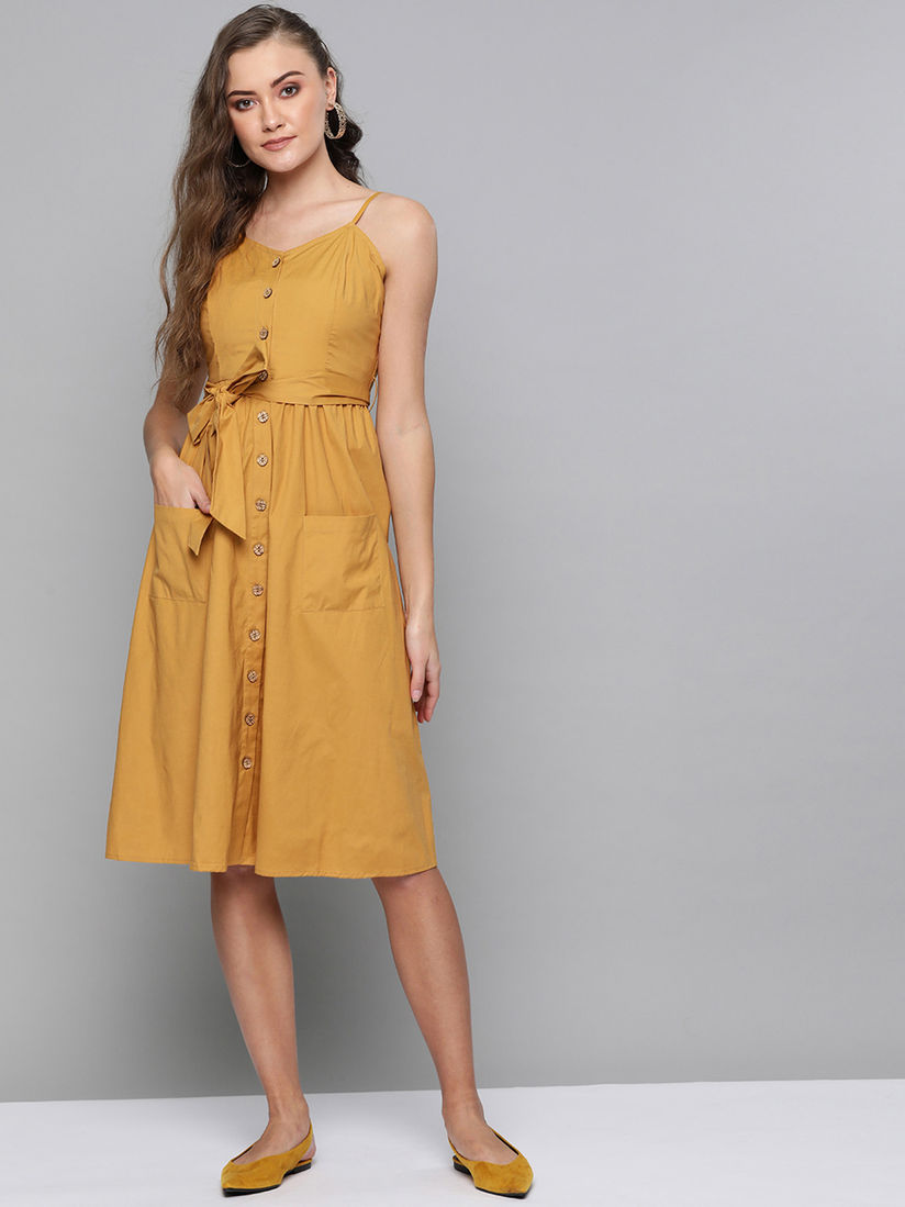 Strappy knee length dress Clearance