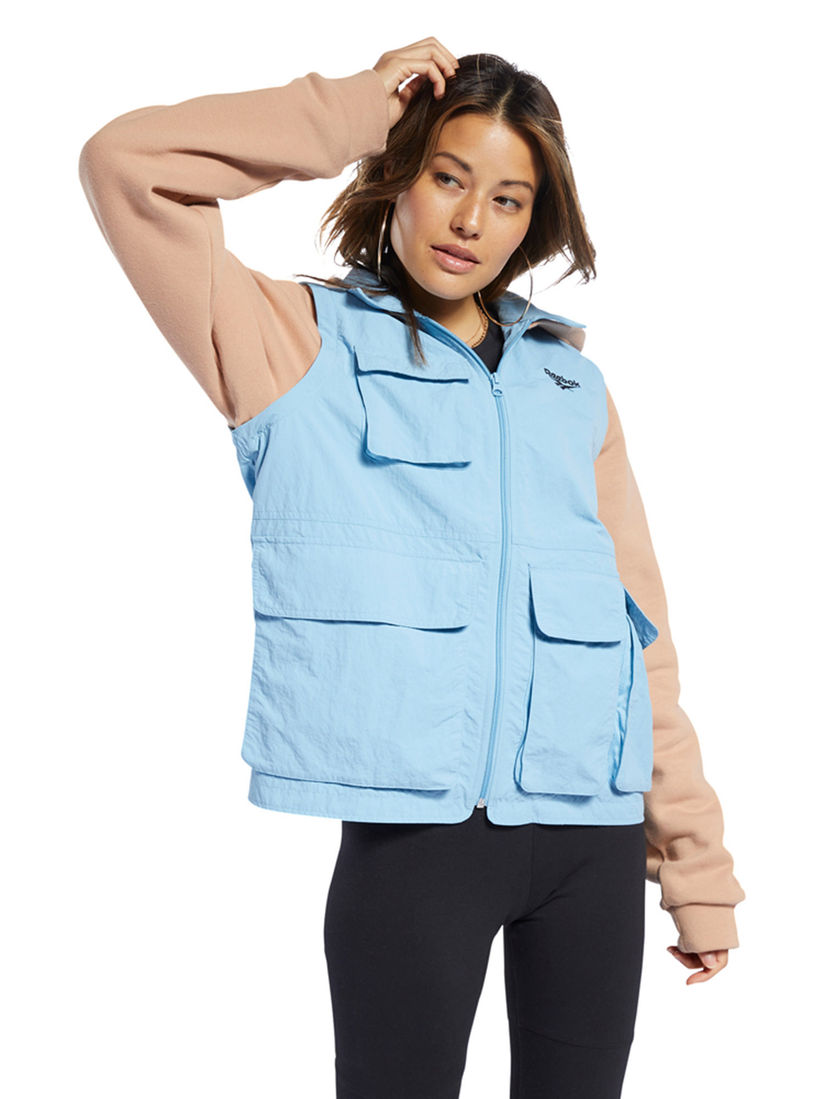 reebok sleeveless jacket