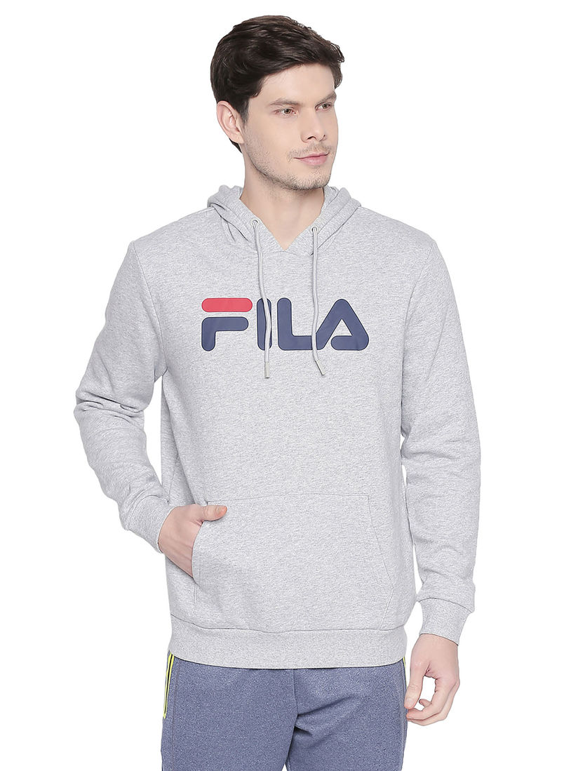 grey fila sweater