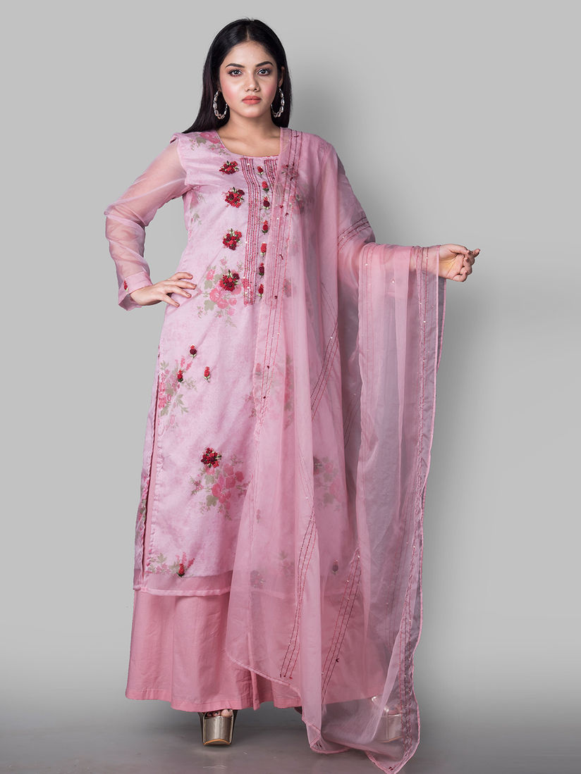 Biba pink printed dress clearance
