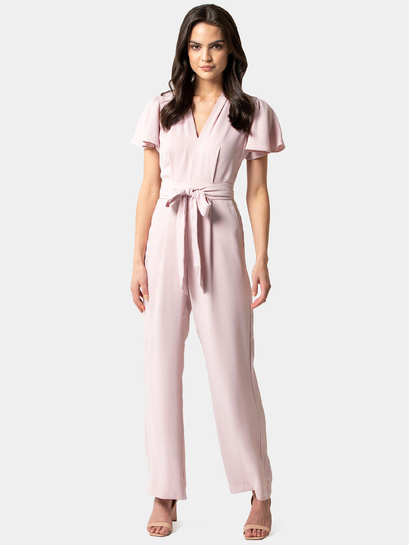 Pink jumpsuit forever new clearance
