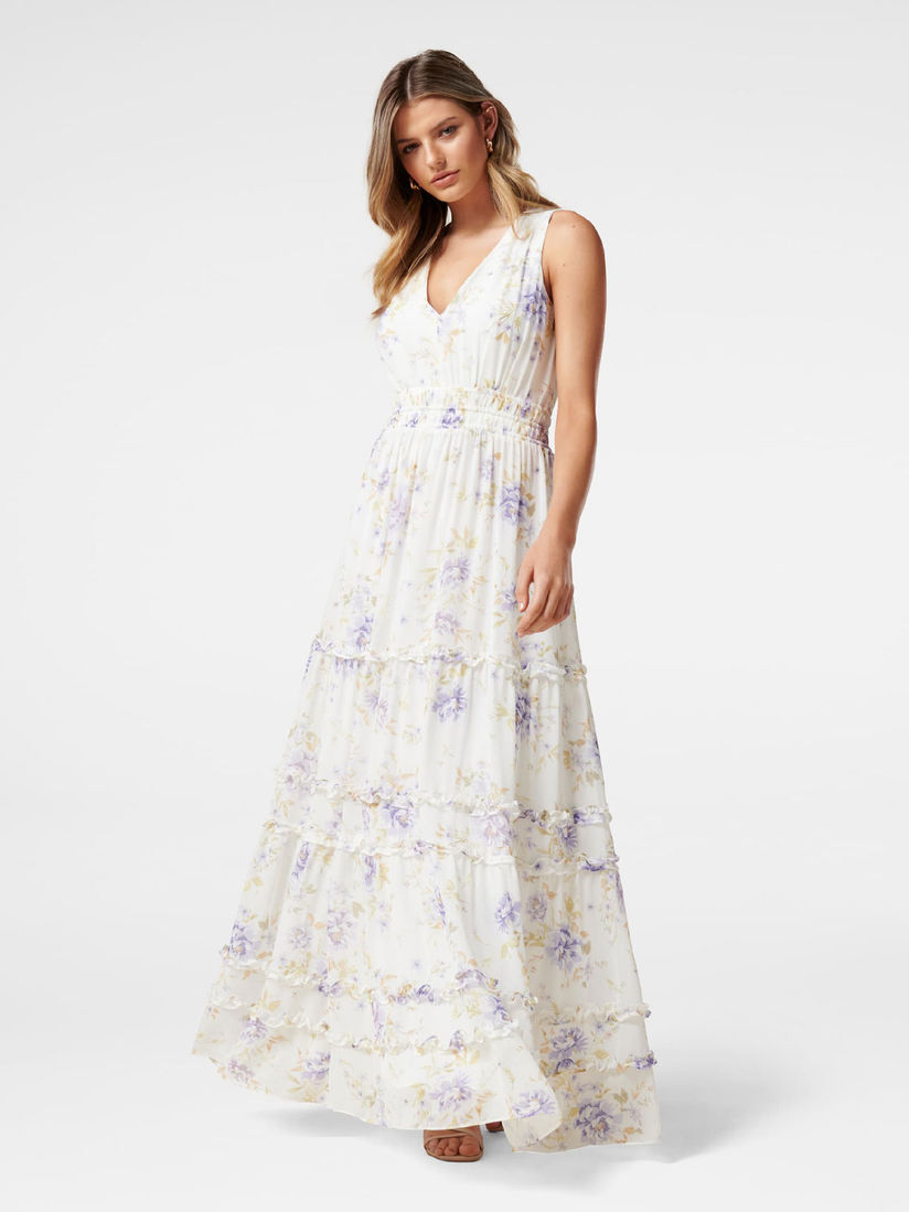 ashley coral orange lace maxi dress