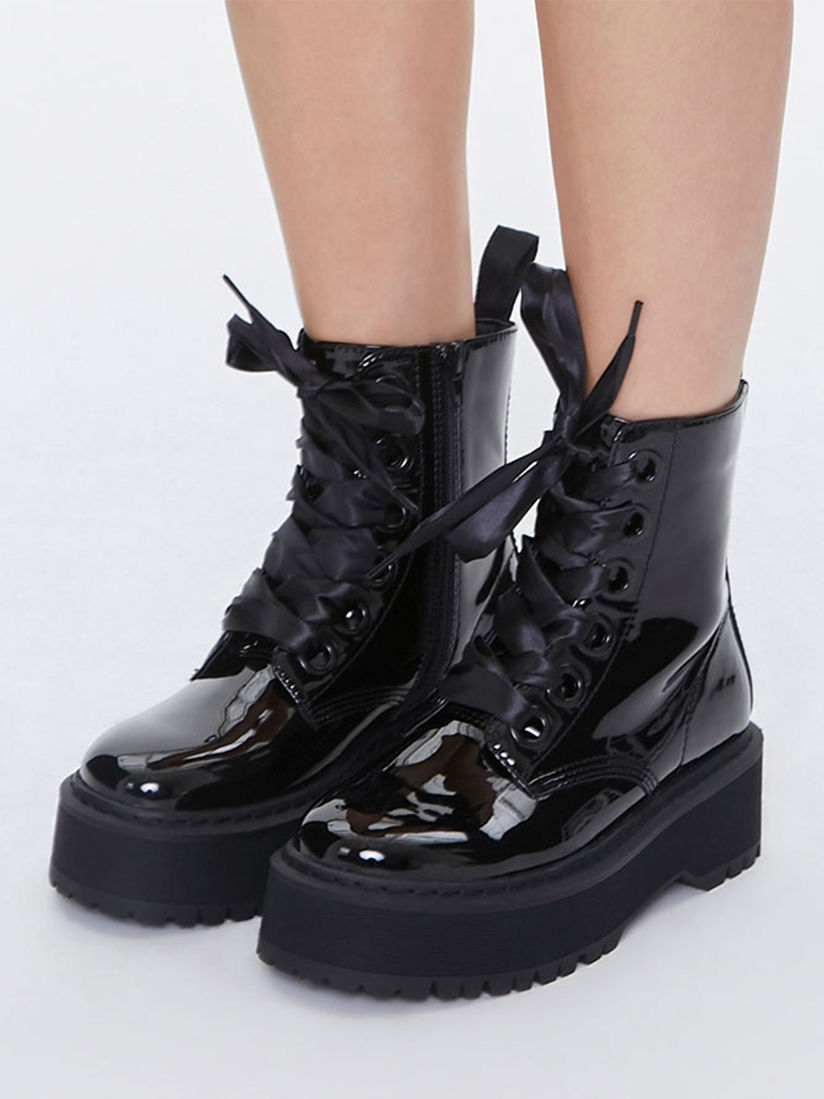 Forever black boots Outlet