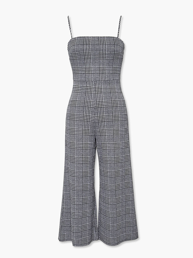 plaid jumpsuit dress