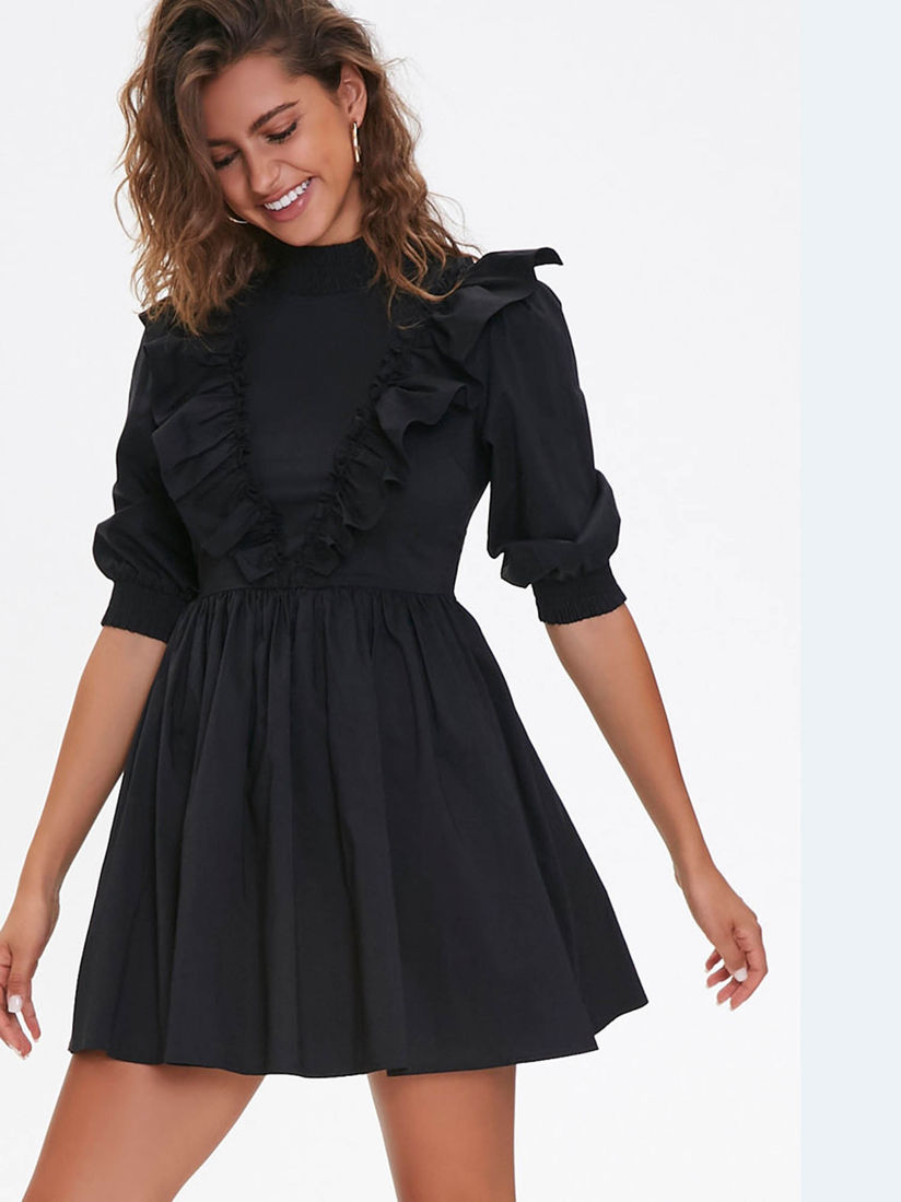 amazon black dresses uk