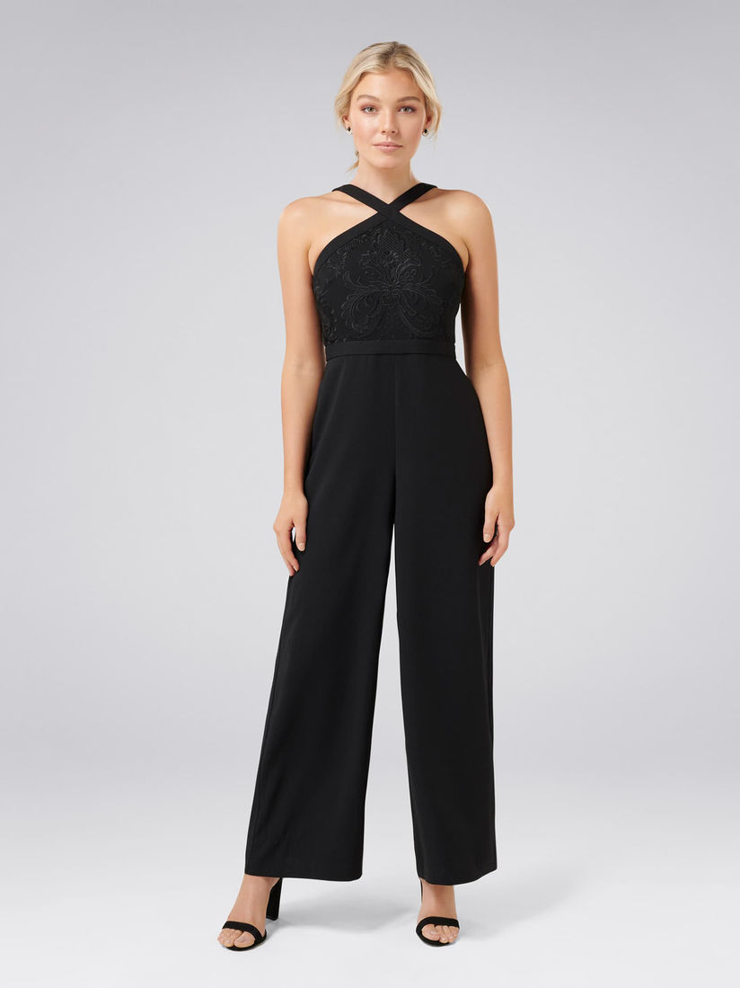 Forever new black jumpsuit Clearance