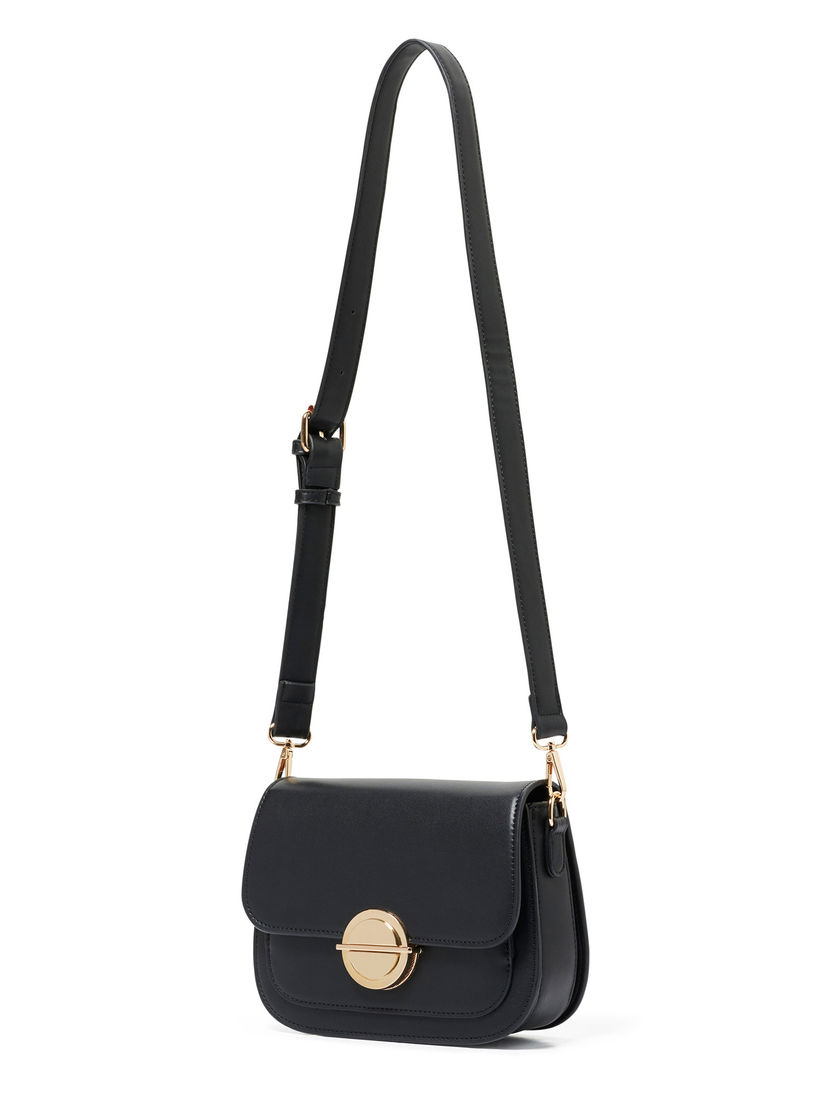 blue leather backpack purse