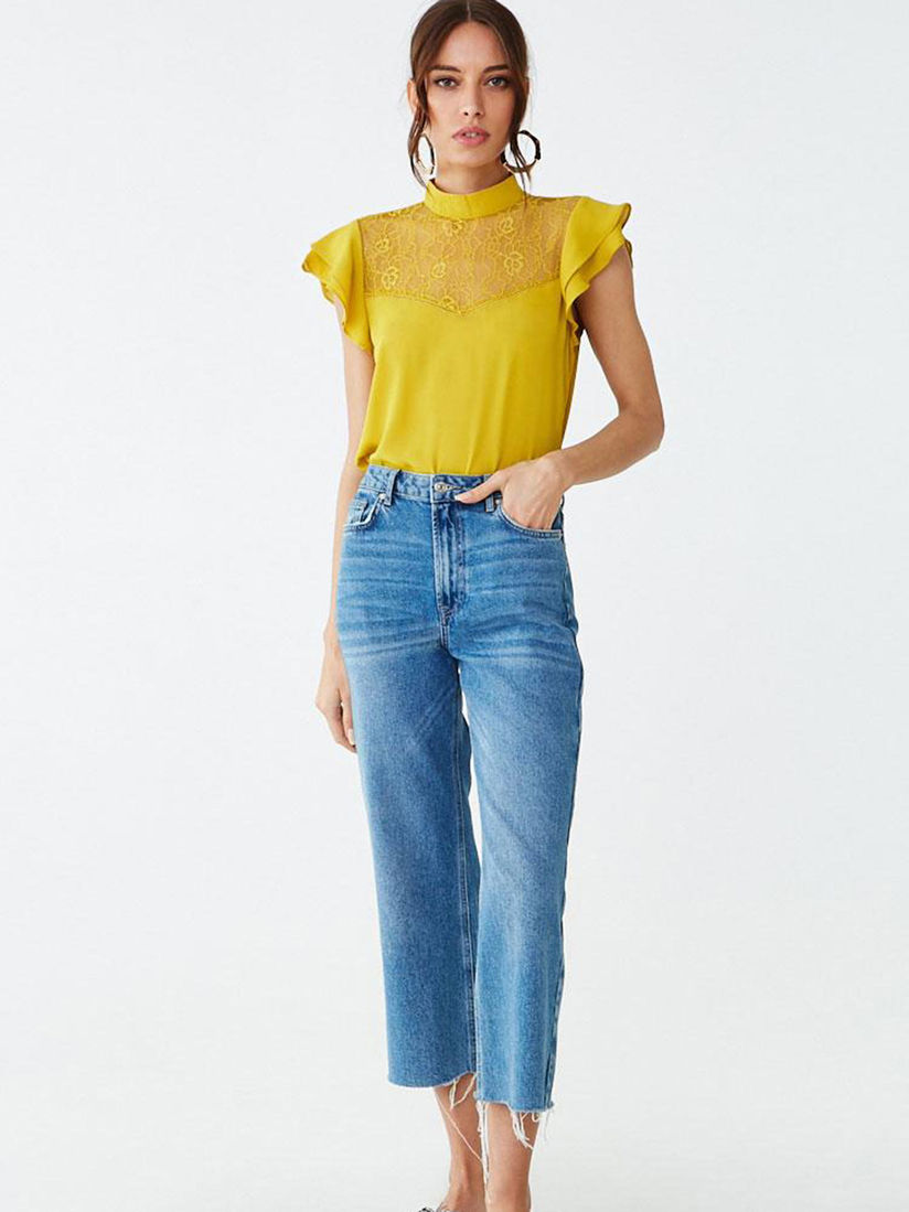 mustard top forever 21
