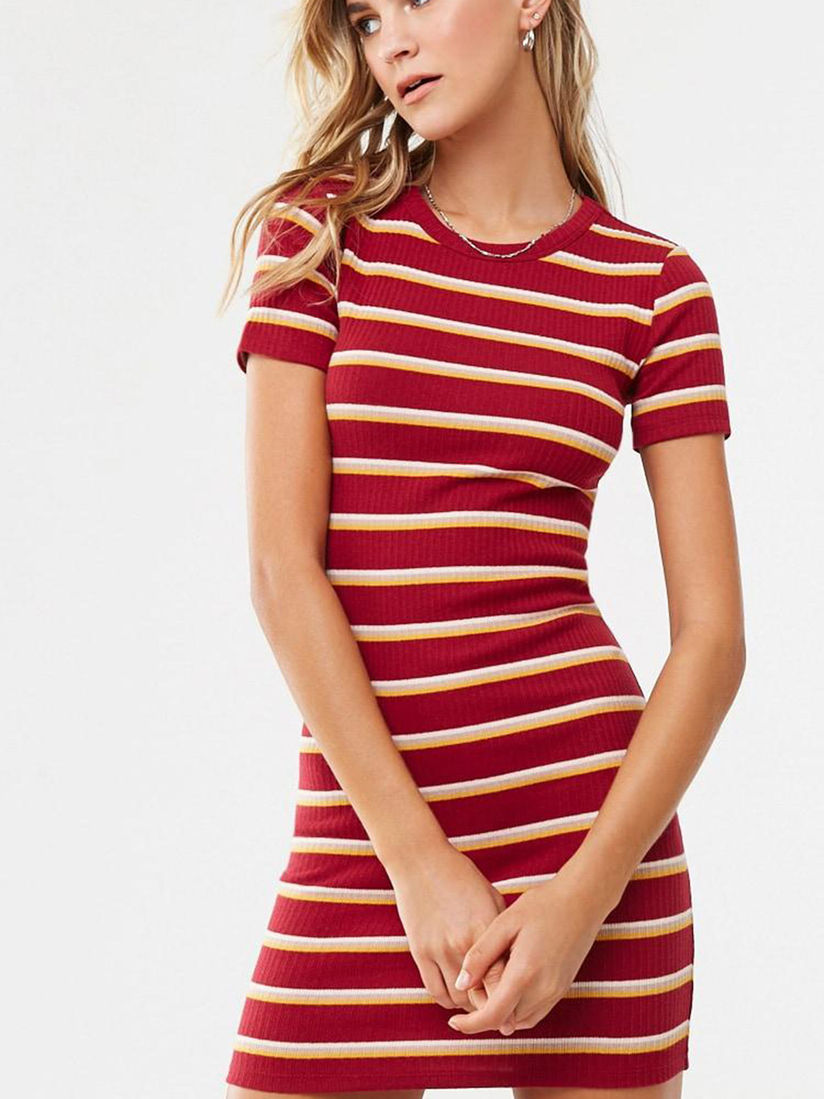 red forever 21 dress