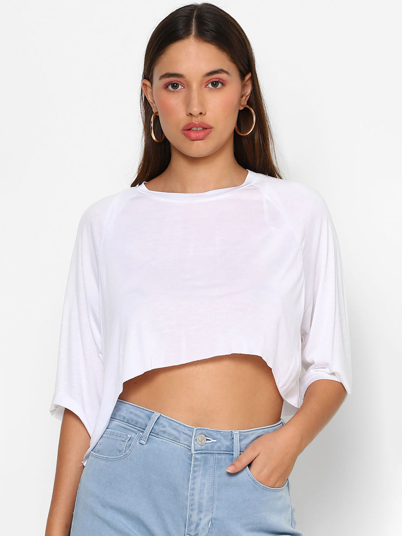 boxy cropped tee