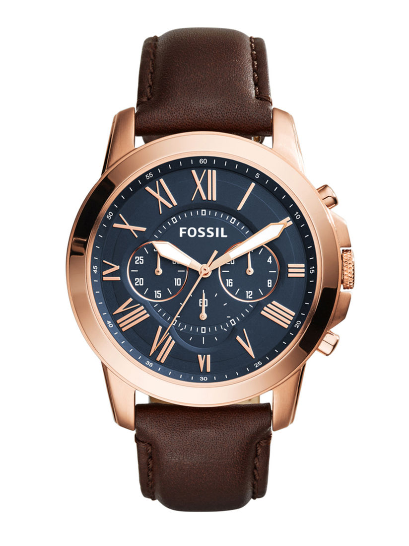 Fossil Watches : Buy Fossil Grant Brown Watch -FS5068 Online | Nykaa Fashion