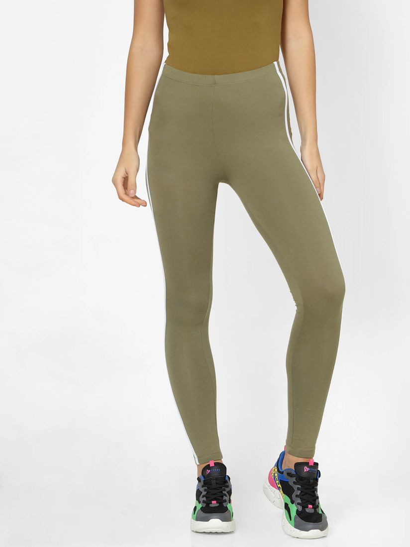 olive green leggings forever 21