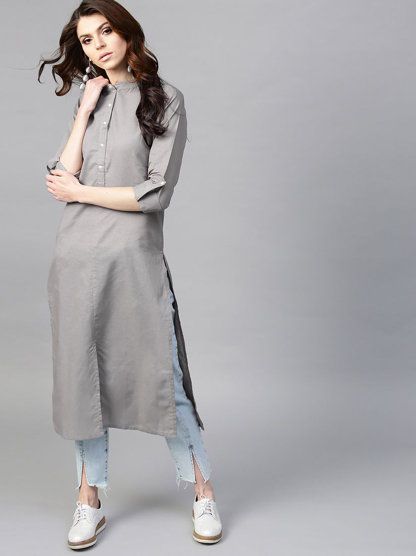 grey kurtis