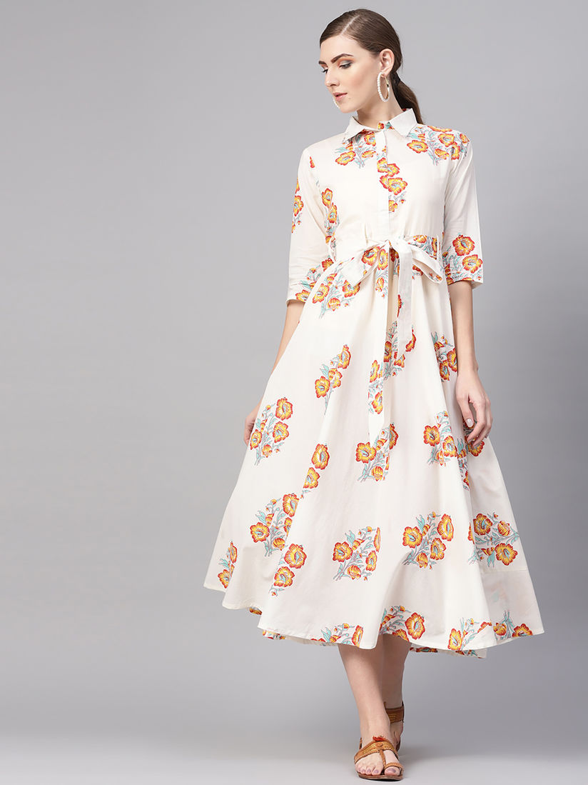 a line flare dress