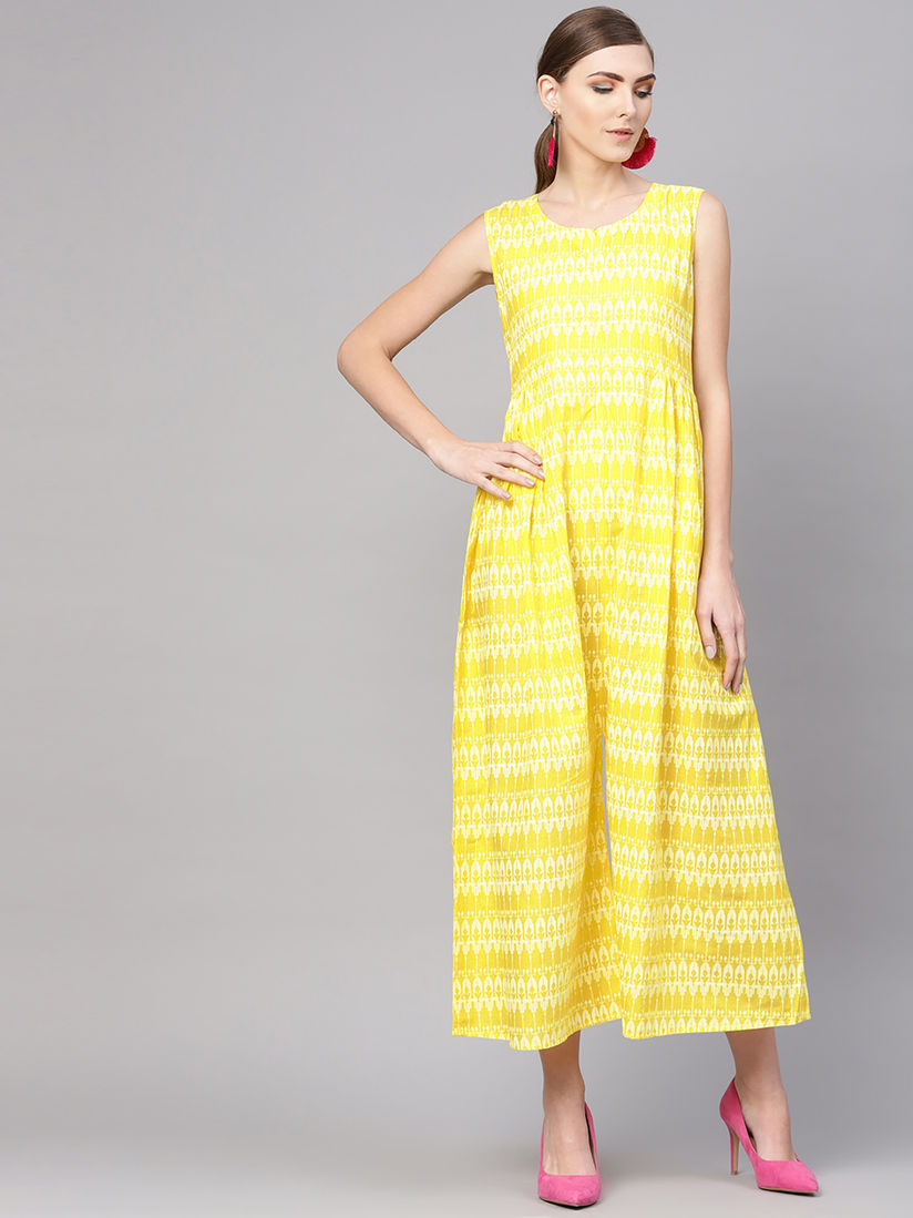 Cotton jumpsuit online clearance