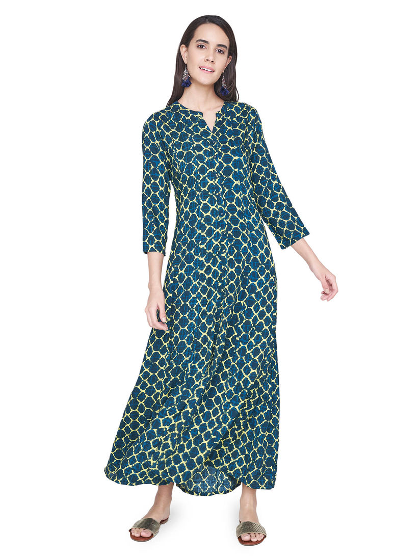 Global Desi Dresses Buy Global Desi Blue Honey Comb Print Maxi Dress Online Nykaa Fashion This season, be a part of global desi's online sale and make the most of our amazing deals. global desi blue honey comb print maxi dress