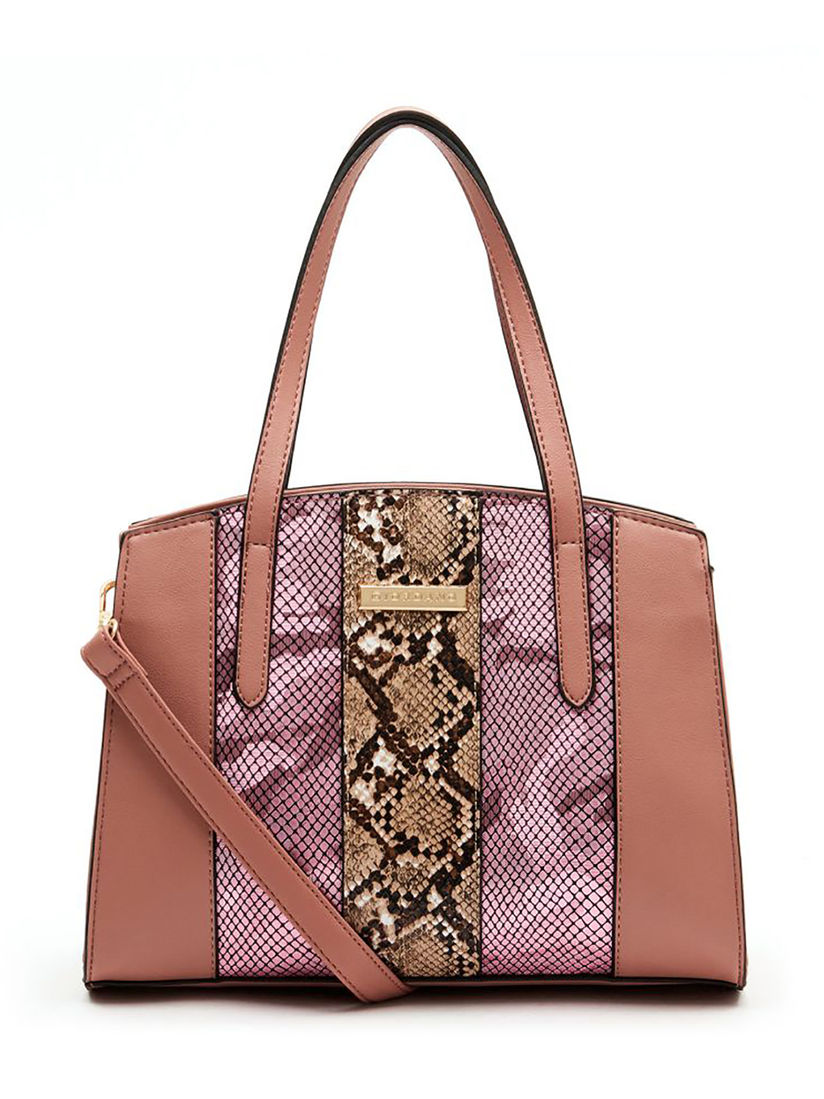 Giordano Tote Bags Pink Animal Print Bag Online Nykaa Fashion Giordano Pink Animal Print Tote Bag