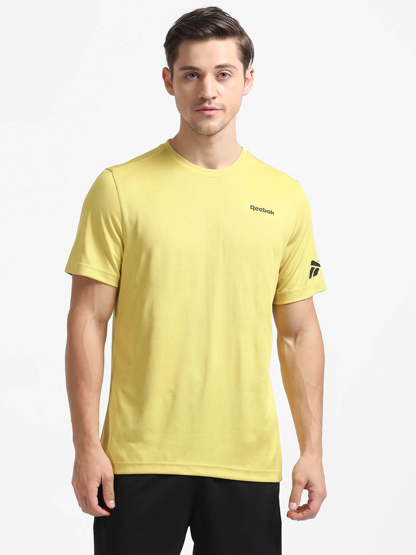 yellow reebok shirt
