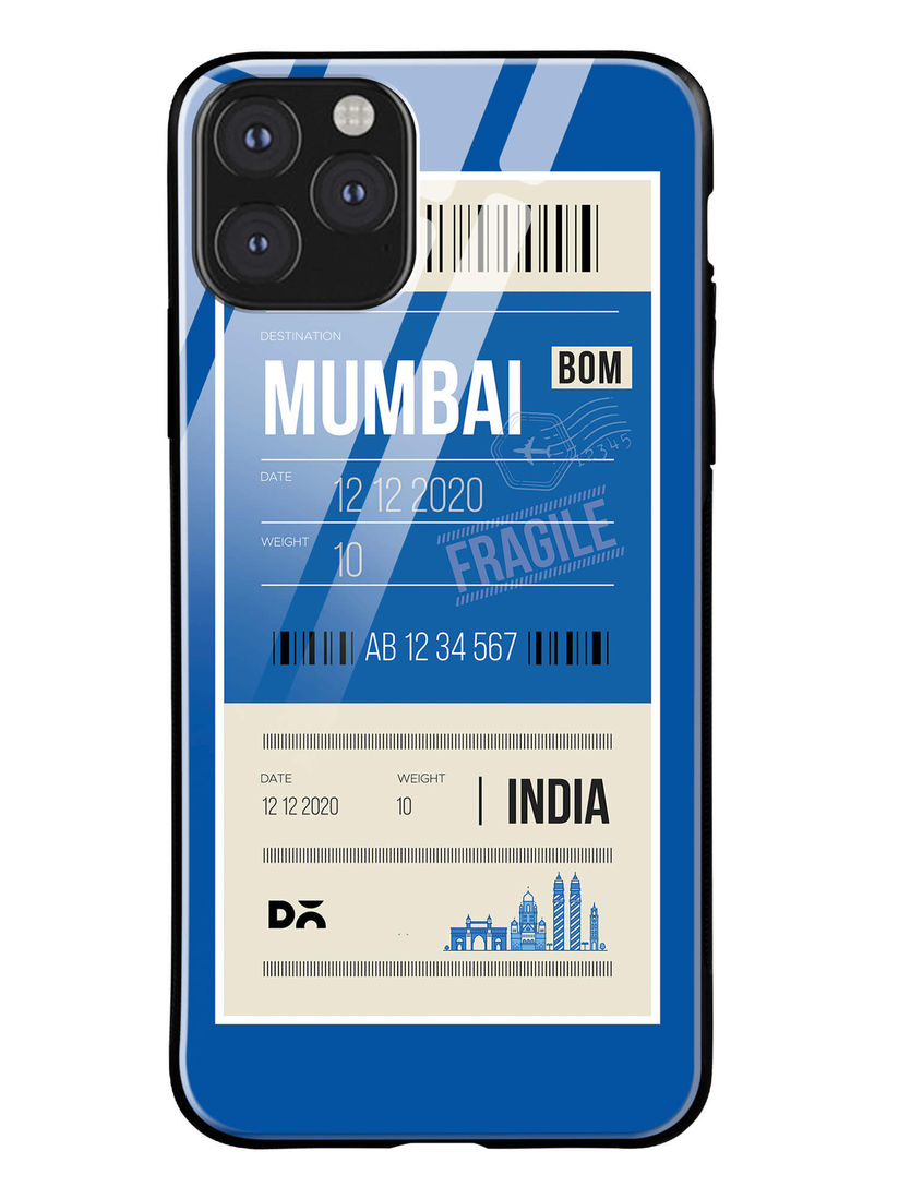 DailyObjects Multicolor Mumbai City Tag Glass Case Cover For iPhone 11 Pro Max 6.46 DailyObjects Multicolor Mumbai City Tag Glass Case Cover For iPhone 11 Pro Max 6.46